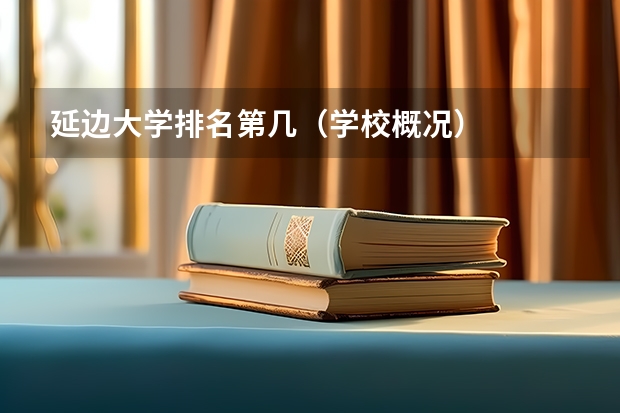 延边大学排名第几（学校概况）