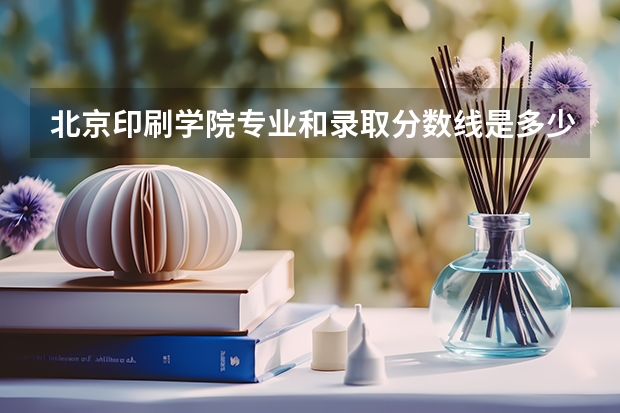 北京印刷学院专业和录取分数线是多少