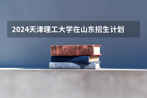 2024天津理工大学在山东招生计划（招生人数介绍）
