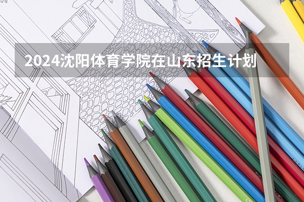2024沈阳体育学院在山东招生计划（招生人数介绍）
