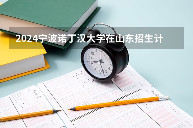 2024宁波诺丁汉大学在山东招生计划（招生人数介绍）