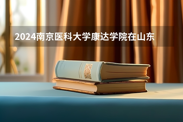 2024南京医科大学康达学院在山东招生计划（招生人数介绍）