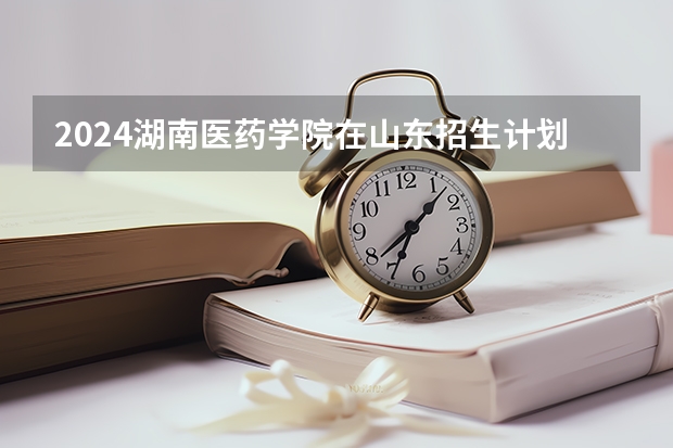 2024湖南医药学院在山东招生计划（招生人数介绍）