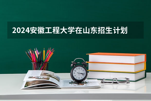 2024安徽工程大学在山东招生计划（招生人数介绍）