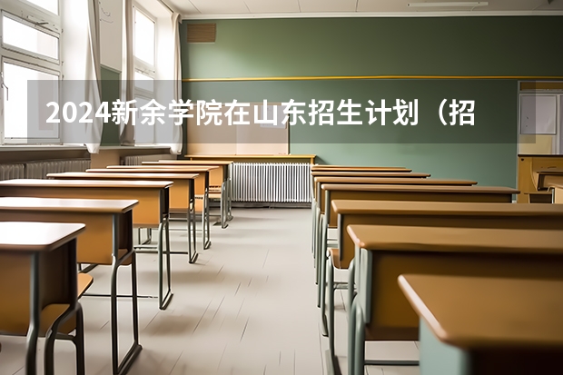 2024新余学院在山东招生计划（招生人数介绍）