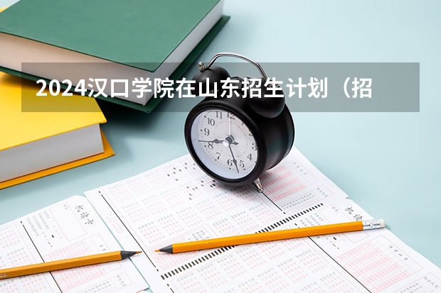 2024汉口学院在山东招生计划（招生人数介绍）