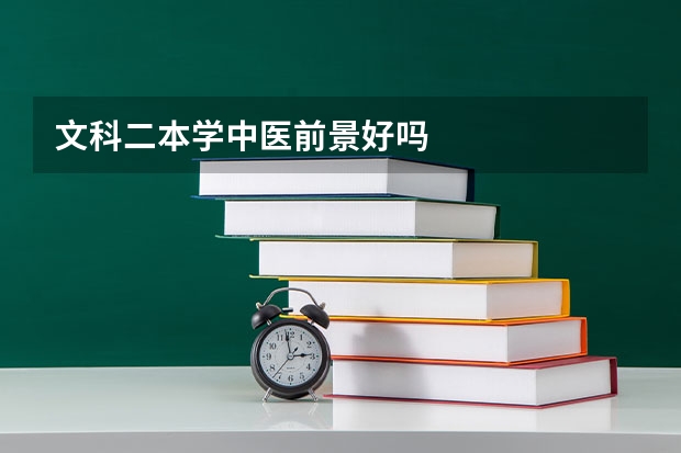 文科二本学中医前景好吗