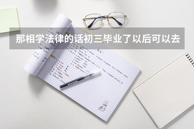 那相学法律的话初三毕业了以后可以去报名法律学校吗