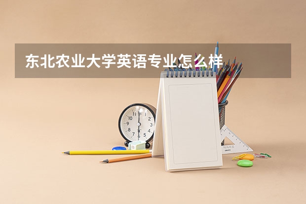 东北农业大学英语专业怎么样