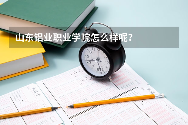 山东铝业职业学院怎么样呢？