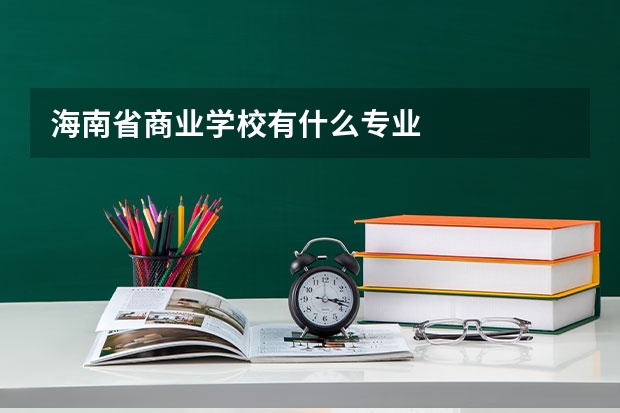 海南省商业学校有什么专业