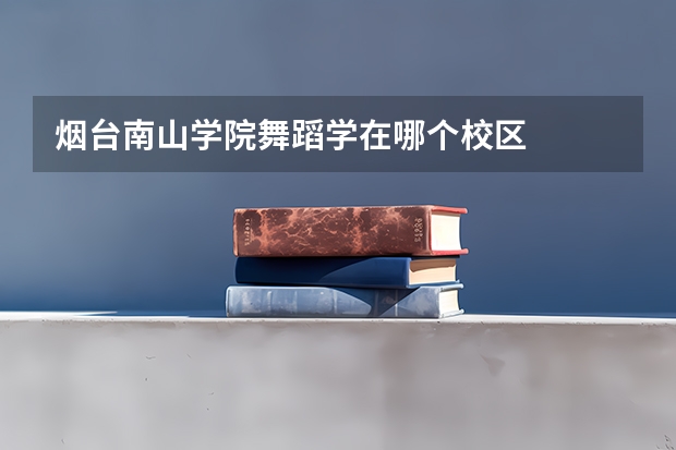 烟台南山学院舞蹈学在哪个校区