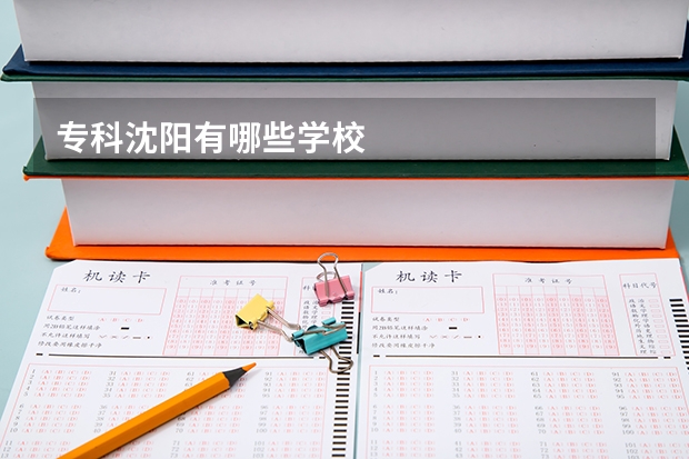 专科沈阳有哪些学校