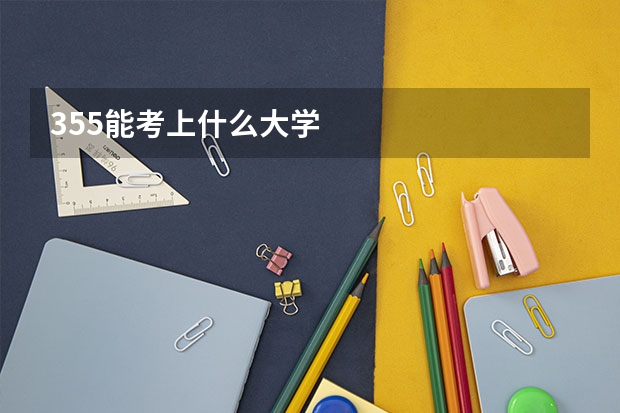 355能考上什么大学