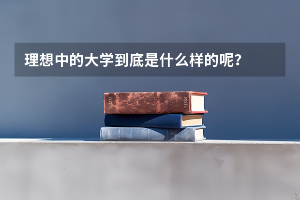 理想中的大学到底是什么样的呢？