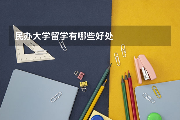 民办大学留学有哪些好处