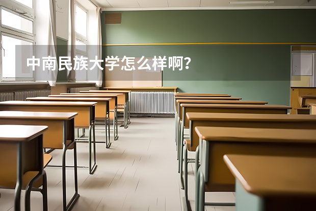 中南民族大学怎么样啊？
