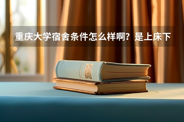 重庆大学宿舍条件怎么样啊？是上床下桌吗？有无空调？
