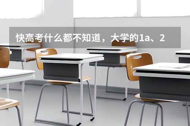 快高考什么都不知道，大学的1a、2a、2b、3a、一本、二本、三本、是什么？自主招生又是什么，想看