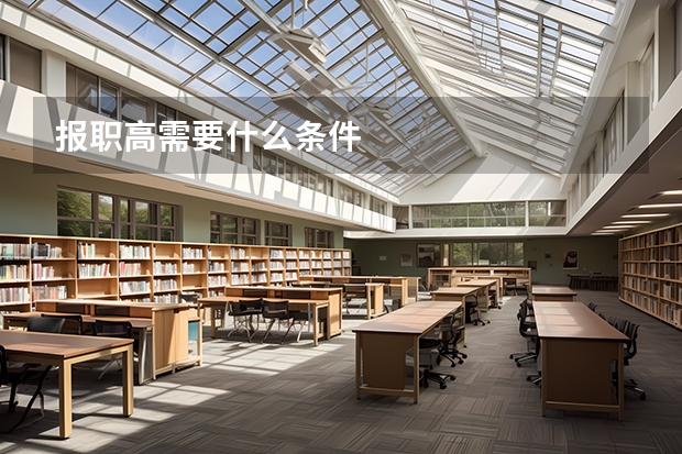 报职高需要什么条件